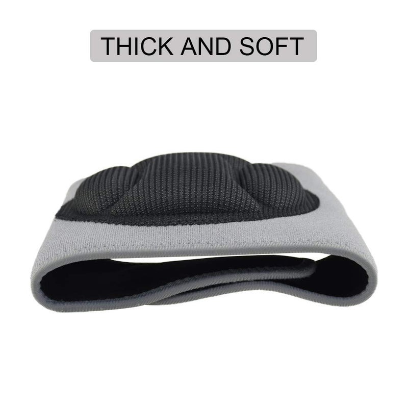 JYSW Knee Pads Comfortable Non-Slip, Thick Extra Foam Cushion kneepads for Scrubbing Floors, Gardening, Yoga & Construction, Soft Inner Liner, Strong Double Straps and Adjustable Easily for women(L) - Image 2